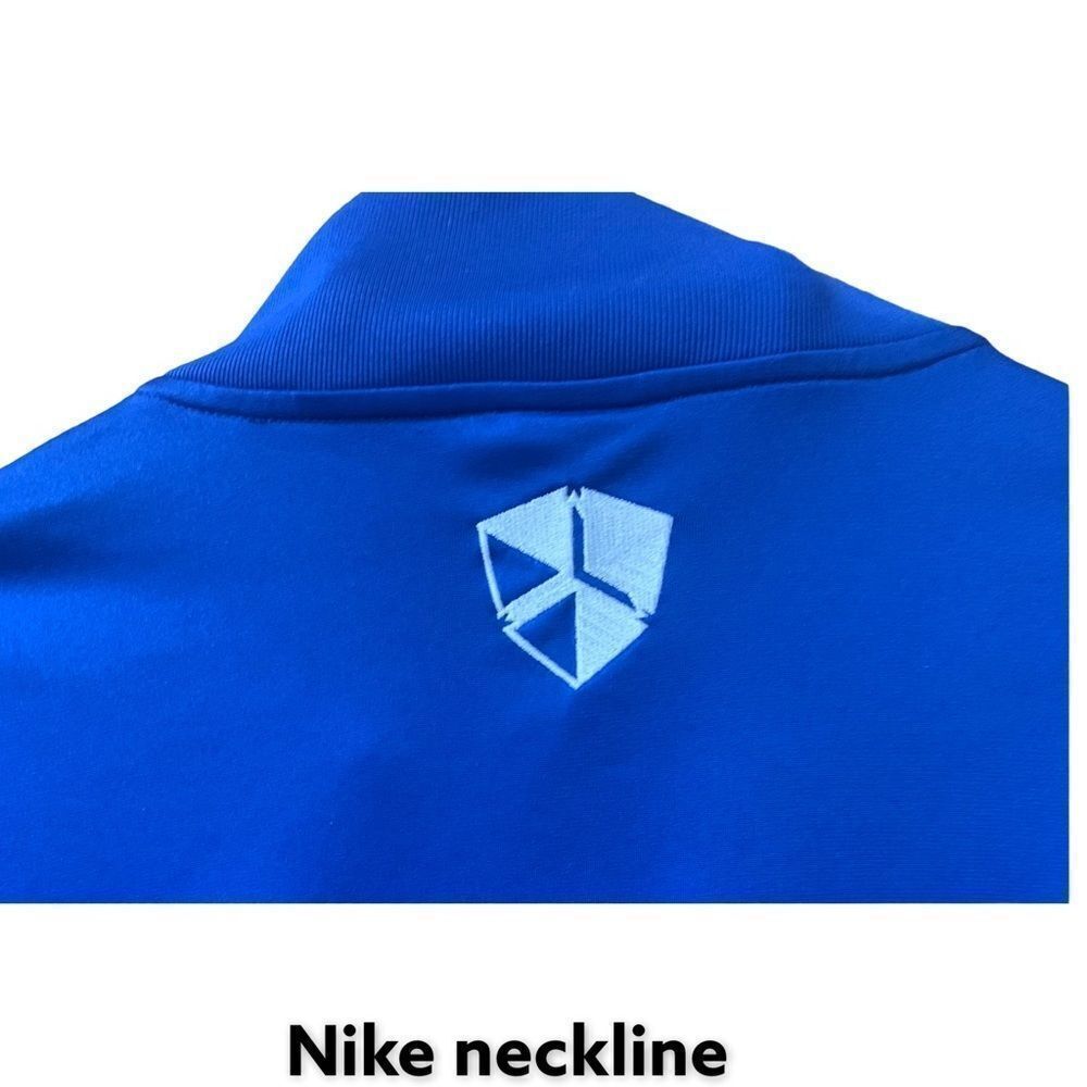 NIKE Blue & White Athletic Jacket With Dri-fit Size S/M NEW - Picture 8 of 16